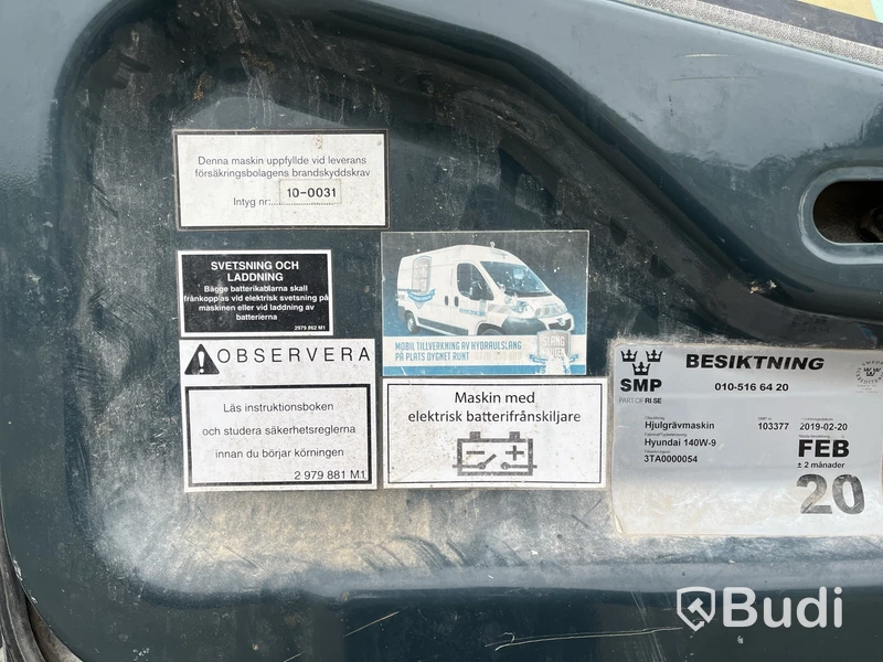 Materialhanterare Hyundai Robex 140W-9 -2010